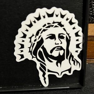 JESUS FACE STICKER